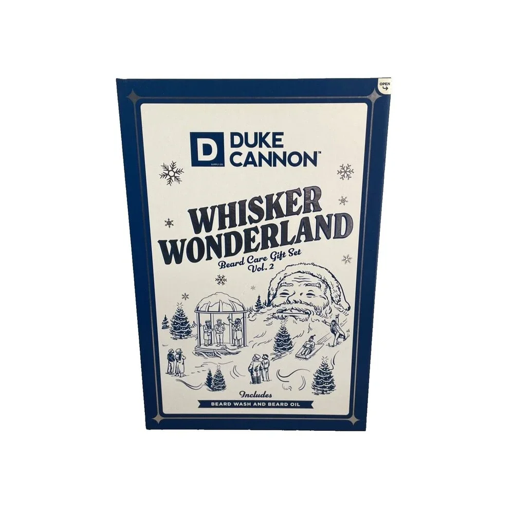 Duke Cannon Whisker Wonderland Vol 2 Beard Care Gift Set w Wash & Oil Sealed